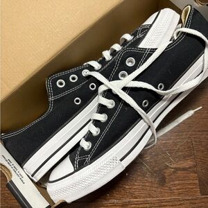 Converse Black and White Canvas Sneakers